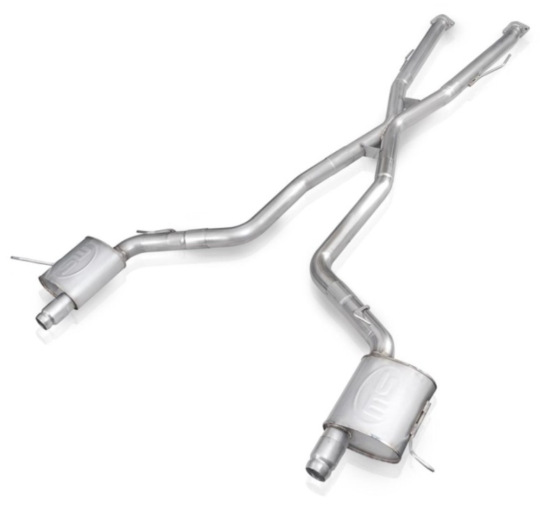 Stainless Works 11-20 Jeep Grand Cherokee 5.7L 3in Redline Catback Exhaust w/X-Pipe (Uses OEM Tips) - JPGC57CBR