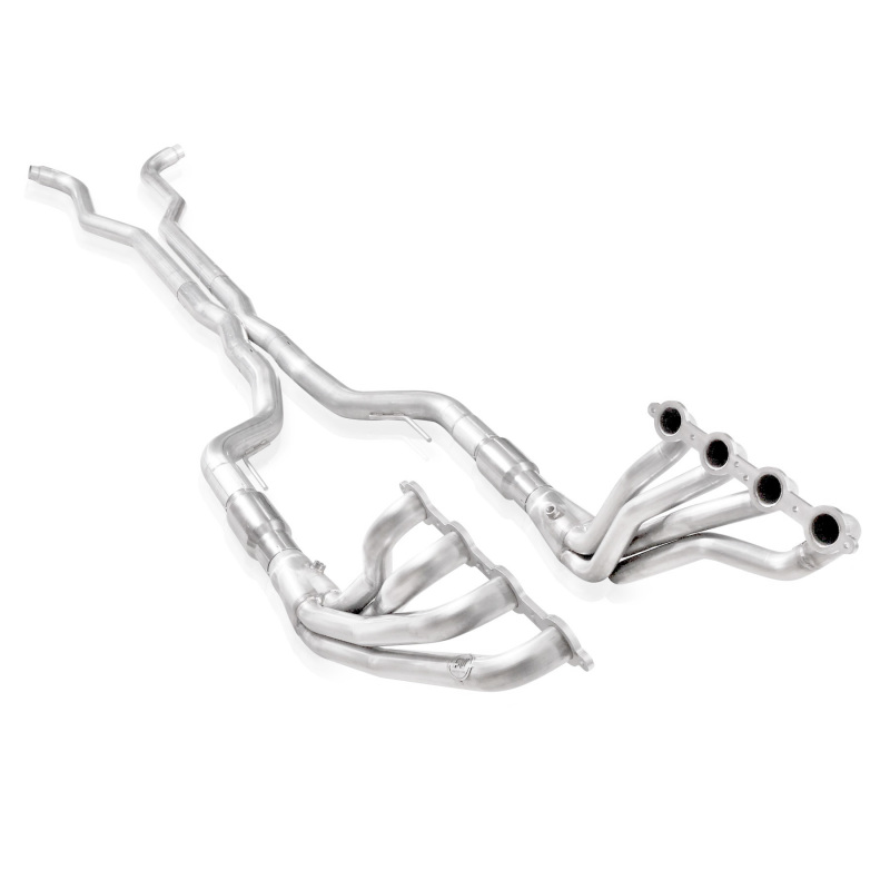 Stainless Works 2014-16 Chevy SS 6.2L Headers 1-7/8in Primaries 3in X-Pipe High-Flow Cats Factory - SS14HCAT