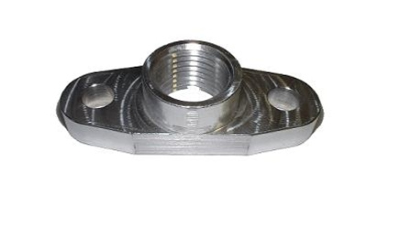 Torque Solution Billet Oil Drain Flange: Universal T3/T4 & PTE Turbos - TS-UNI-004