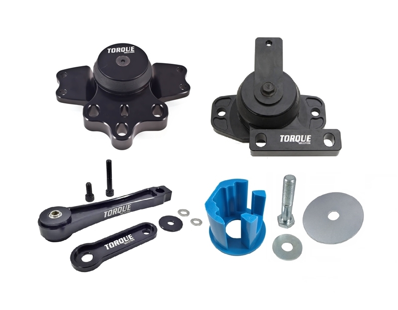 Torque Solution Engine Transmission & Pendulum Mount Kit w/ Race Insert Volkswagen 2009-2014 2.0 TSI - TS-VW-012P-BR