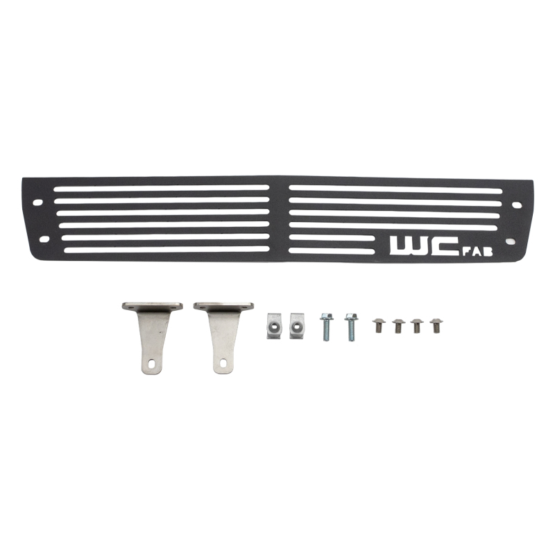 Wehrli 15-19 GMC Sierra 6.6L LML/L5P Duramax Bumper Grille - Fine Texture Black Powder Coat Finish - WCF100291-FTB