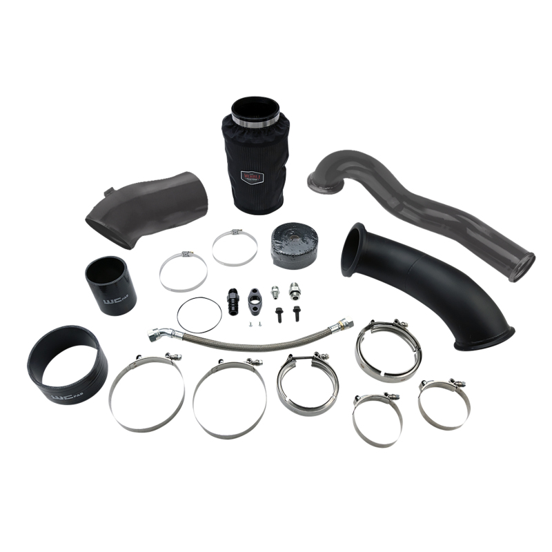 Wehrli 04.5-07 Dodge 5.9L Cummins S400 Turbo 2nd Gen Swap Kit (No Turbo/Manifold) - Gloss Black - WCF100486-GB