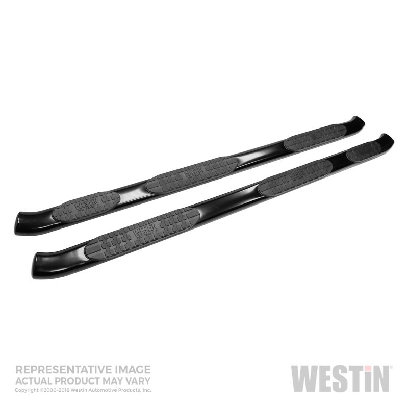 Westin 99-16 Ford F-250/350/450/550 SuprCab (8 ft Bed)PRO TRAXX 5 WTW Oval Nerf Step Bars - Blk - 21-534515
