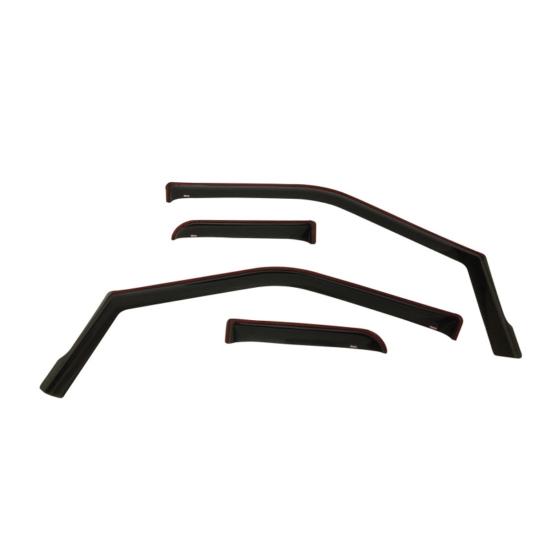 Westin 2015-2018 Ford F-150 SuperCab Wade In-Channel Wind Deflector 4pc - Smoke - 72-37409