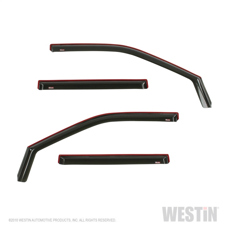 Westin 2018-2019 Ford Expedition Wade In-Channel Wind Deflector 4pc - Smoke - 72-37417