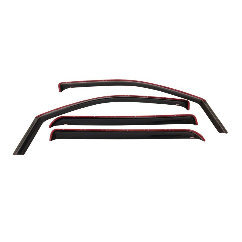 Westin 2004-2014 Ford F-150 SuperCab (Extra Cab) Wade In-Channel Wind Deflector 4pc - Smoke - 72-37481