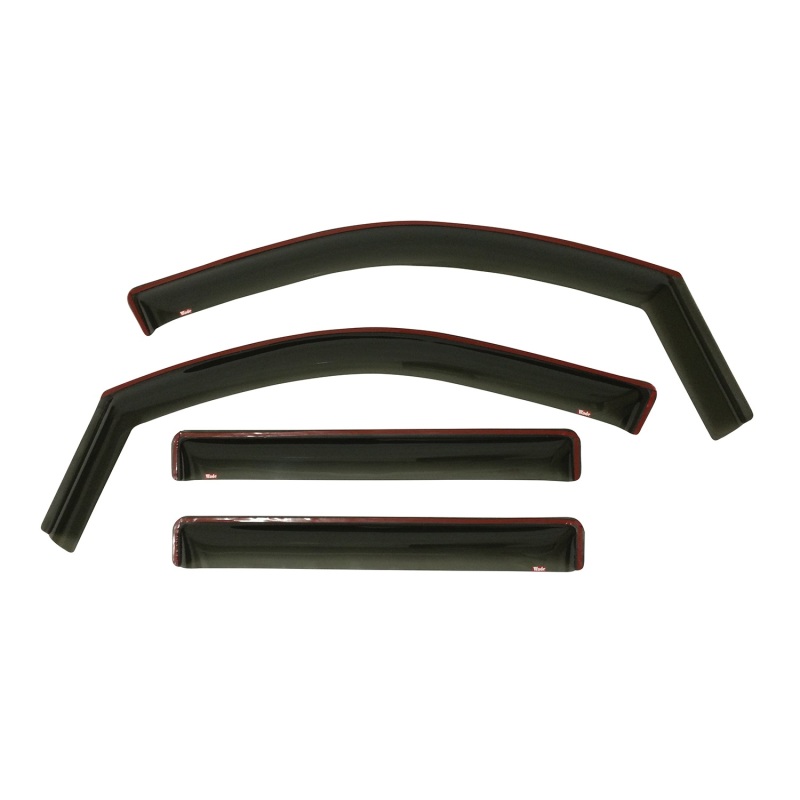 Westin 15-18 Chevy/GMC/Cadillac Tahoe/Yukon/Escalade Wade In-Channel Wind Deflector 4pc - Smoke - 72-39419