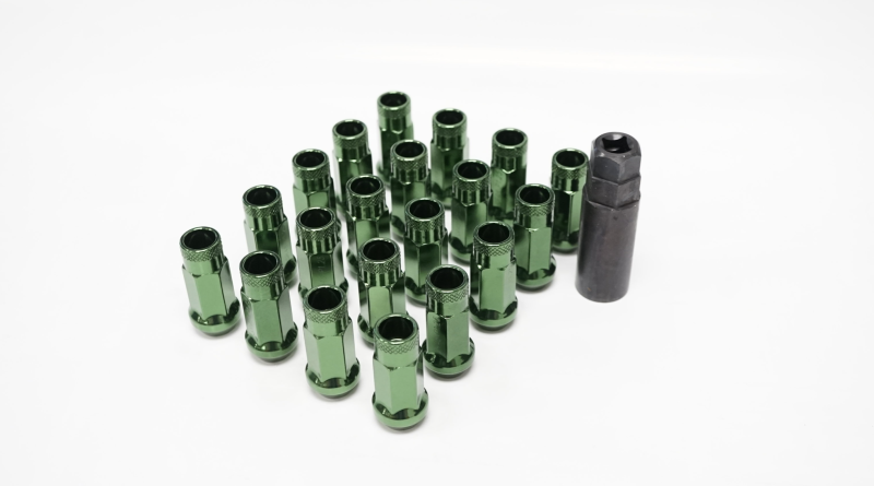 Wheel Mate 12x1.50 48mm Muteki SR48 Dark Green Open End Lug Nuts - 32906DG