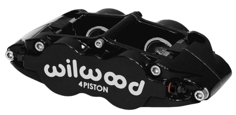 Wilwood Caliper-Narrow Superlite 4R - Black 1.12/1.12in Pistons 0.81in Disc - 120-11876-BK