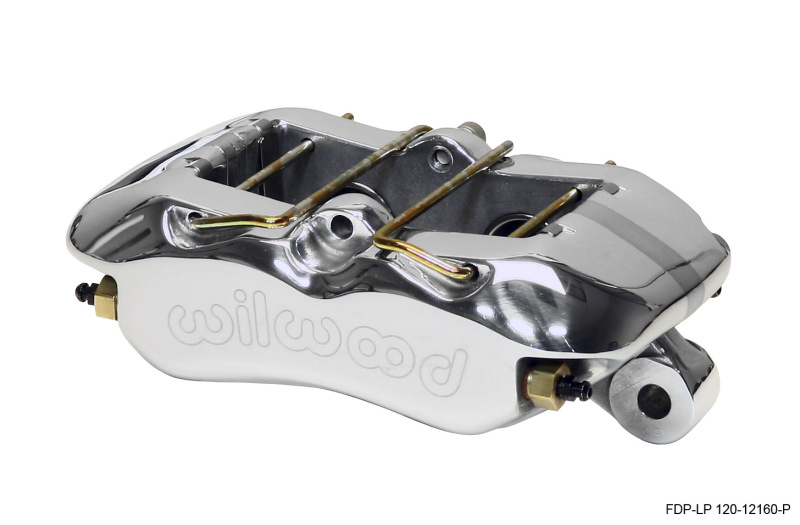 Wilwood Caliper-Dynapro Low-Profile 5.25in Mount - Pol 1.12in Pistons .81in Disc - 120-12160-P