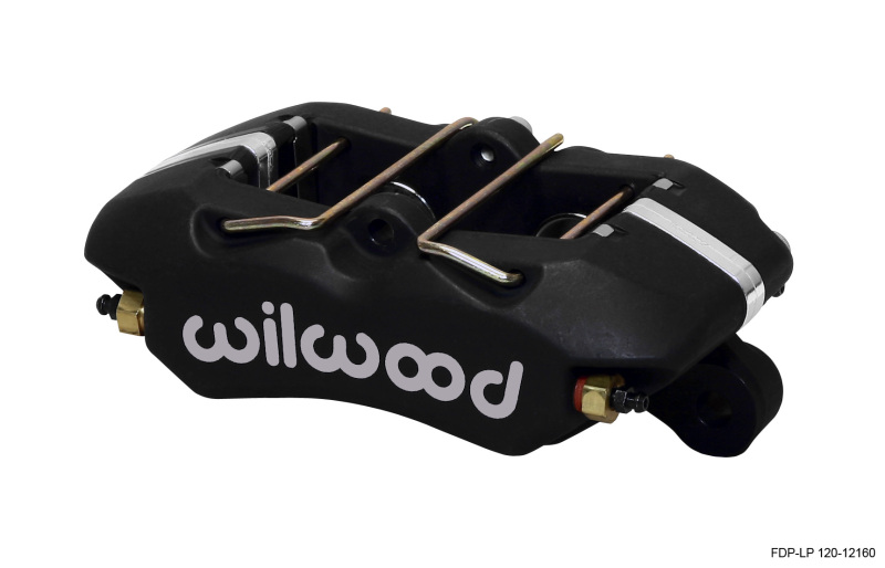 Wilwood Caliper-Dynapro Low-Profile 5.25in Mount - Blk Ano 1.12in Pistons .81in Disc - 120-12160