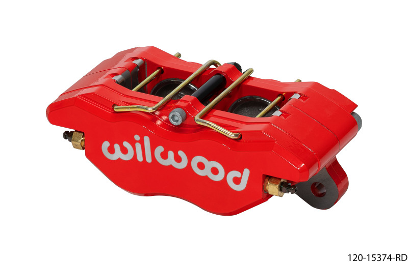 Wilwood Caliper - Off-Road Dynapro Narrow 5.25in Mount - 1.75/1.75in Pistons .38in Disc - Red - 120-15374-RD