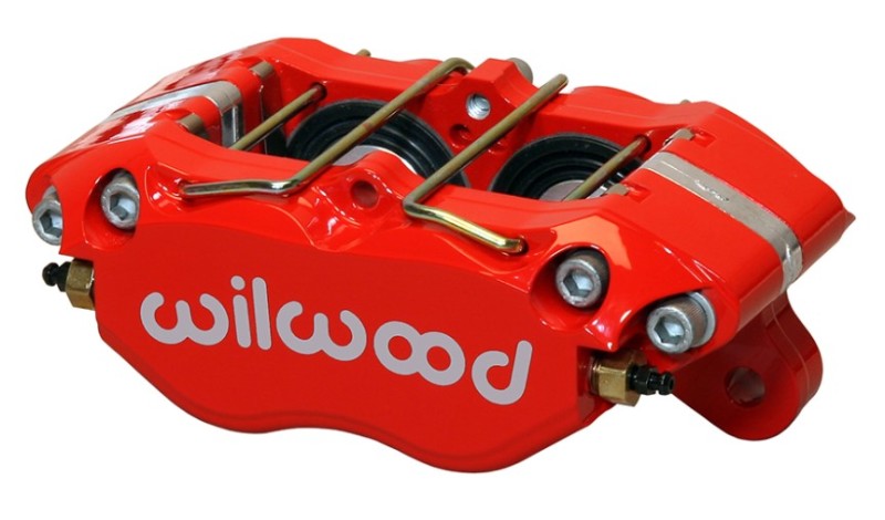 Wilwood Caliper-Dynapro Dust-Boot 5.25in Mount - Red 1.75in Pistons 1.00in Disc - 120-15131-RD