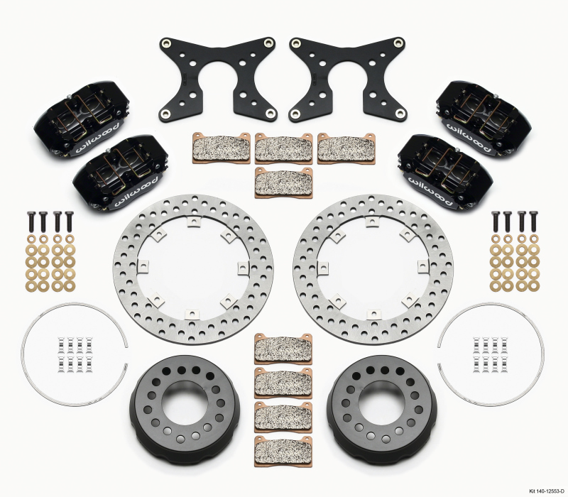 Wilwood Dynapro Lug Mount Dual Rear Dynamic Kit SA Drilled Big Ford 2.36in Offset - 140-12553-D