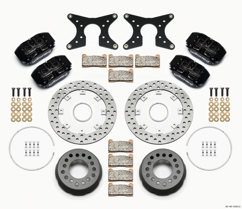 Wilwood Dynapro Lug Mount Dual Rear Dynamic Kit SA Drilled Big Ford New Style 2.50in Offset - 140-12552-D