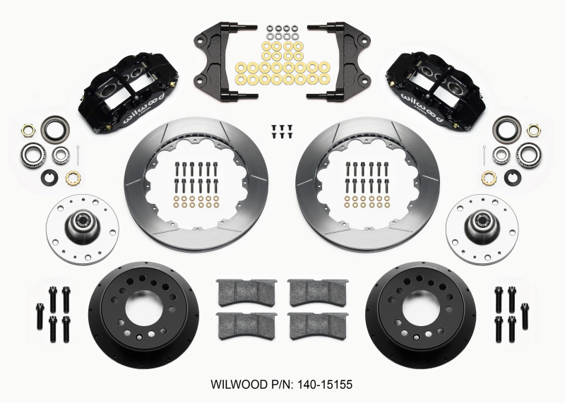 Wilwood Narrow Superlite 6R Front Hub Kit 12.88in WWE ProSpindle (5x4.75in 5x5.00in Hub) - 140-15155