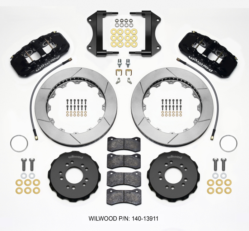 Wilwood AERO6 Front Hat Kit 15.00 2014-up Corvette C7 w/Lines - 140-13911
