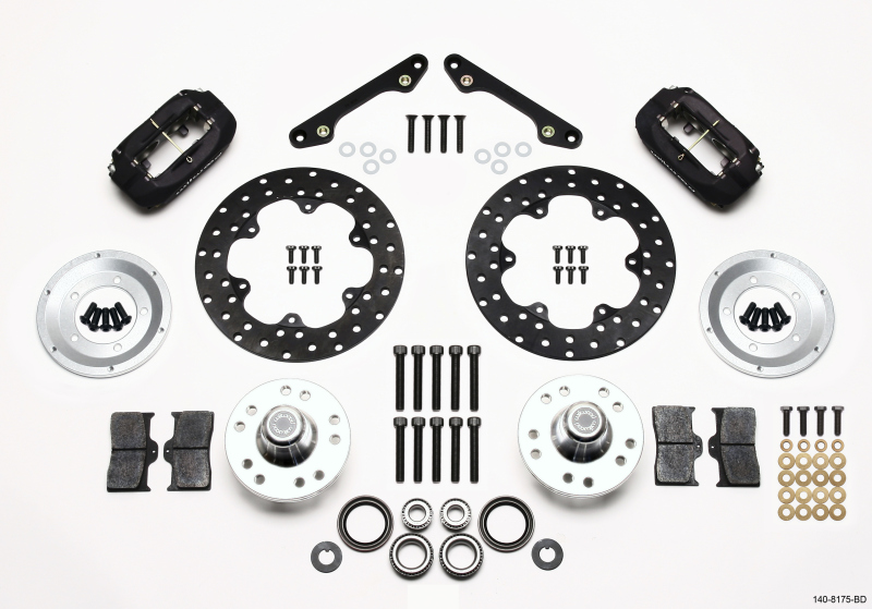 Wilwood Forged Dynalite Front Drag Kit Drilled Rotor 79-81 Camaro - 140-8175-BD