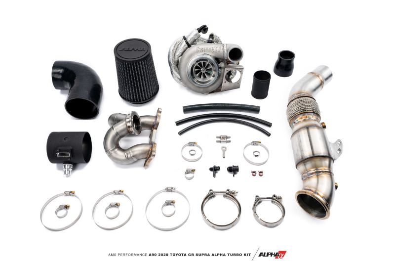 AMS Performance A90 2020 Toyota GR Supra Alpha 8 GTX3582 GEN II Turbo Kit 49 State Legal EPA Catted - AMS.38.14.0003-2