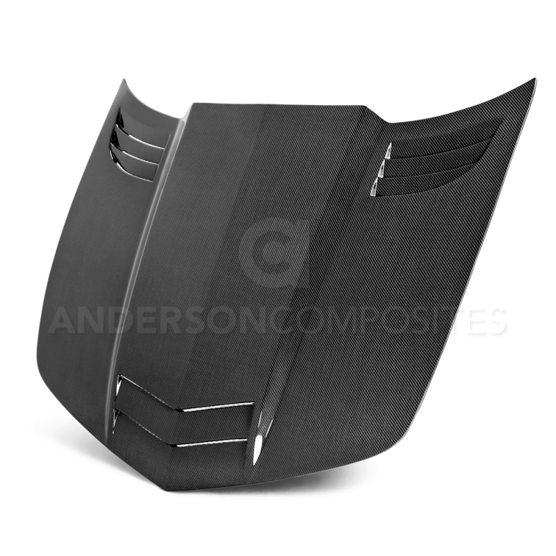 Anderson Composites 10-13 Chevy Camaro TT-Style Carbon Fiber Hood - AC-HD1011CHCAM-TT