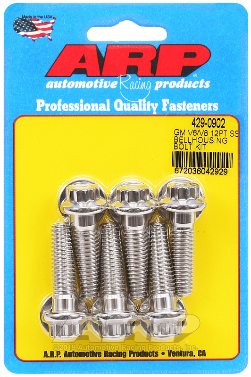 ARP GM V6/V8 SS 12pt Bellhousing Bolt Kit - 429-0902