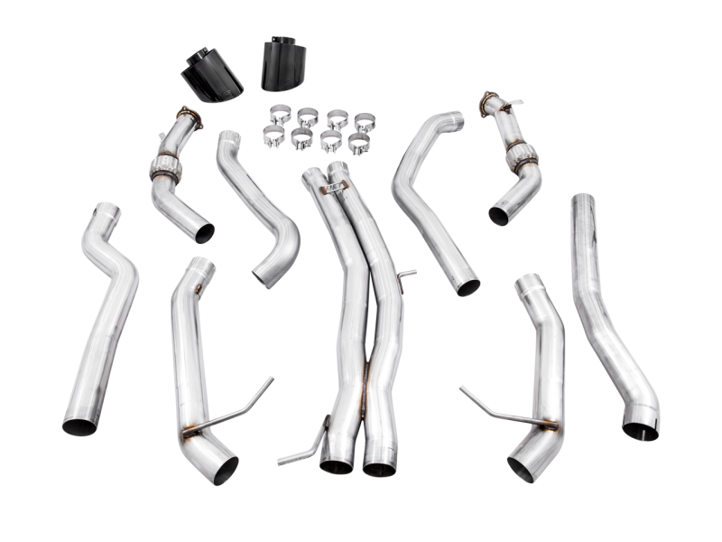 AWE Tuning Audi B9 RS5 Track Edition Exhaust w/ Diamond Black RS Tips - 3020-33058