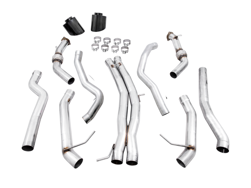 AWE Tuning Audi B9 RS5 Sportback Track Edition Exhaust- Non Resonated - Diamond Black RS-Style Tips - 3020-33060