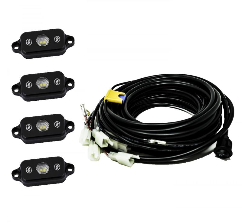 Baja Designs Universal White Rock Light Kit - 447059