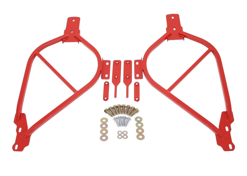 BMR 14-17 Chevy SS Sedan Bolt-On Subframe Connectors - Red - SFC013R