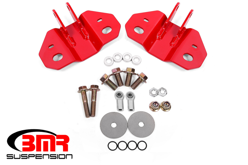 BMR Suspension 15-19 Ford Mustang Rear Upper Shock Mount- Red - SM760R