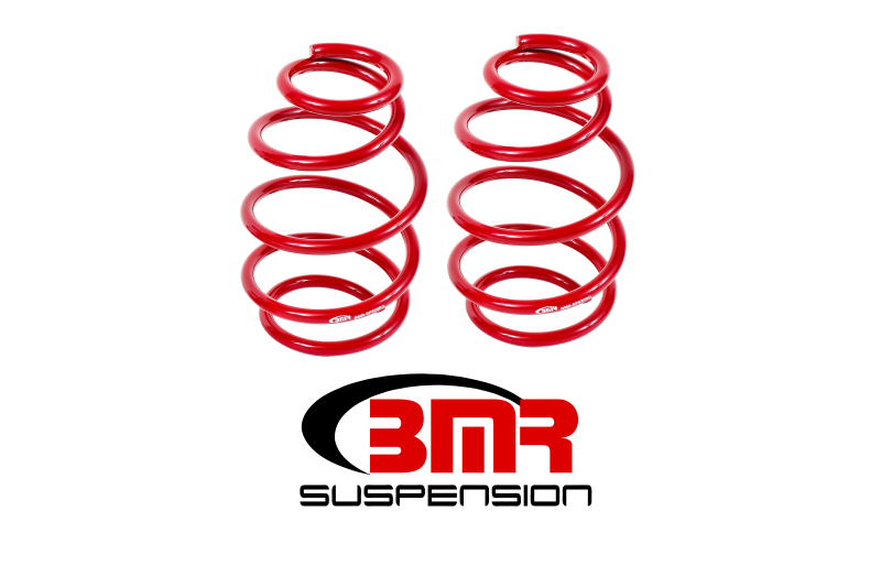 BMR 10-15 5th Gen Camaro V8 Front Lowering Springs - Red - SP020R