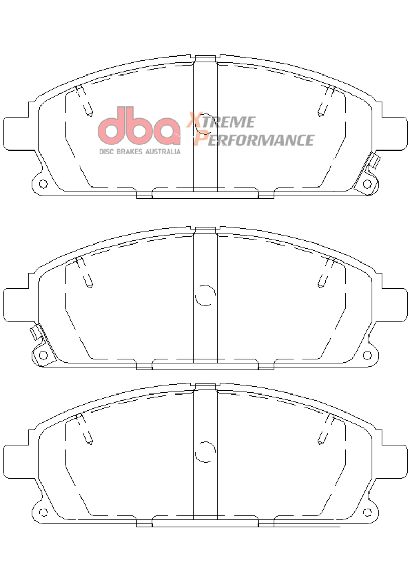 DBA 96-04 Nissan Pathfinder XP650 Front Brake Pads - DB1333XP