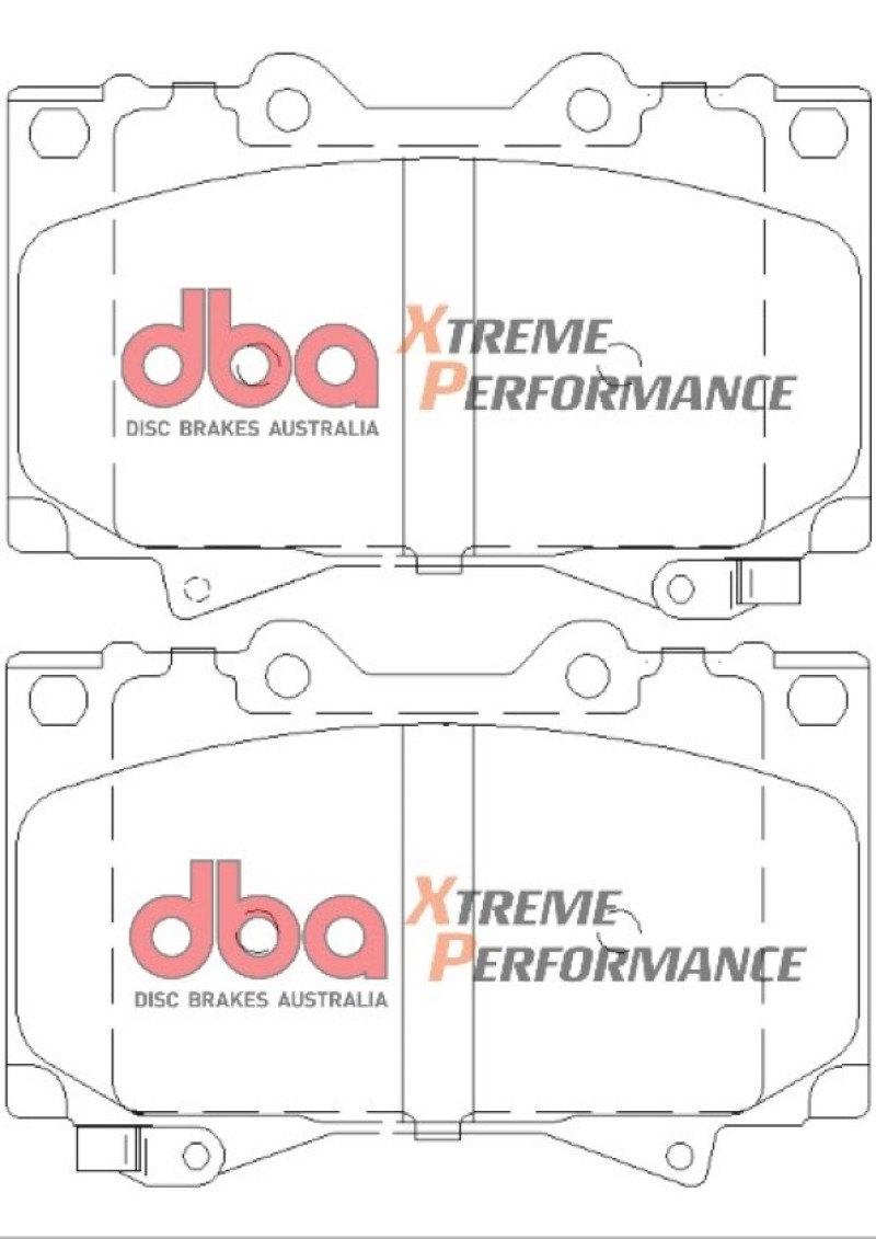 DBA 00-07 Toyota Land Cruiser XP650 Front Brake Pads - DB1365XP