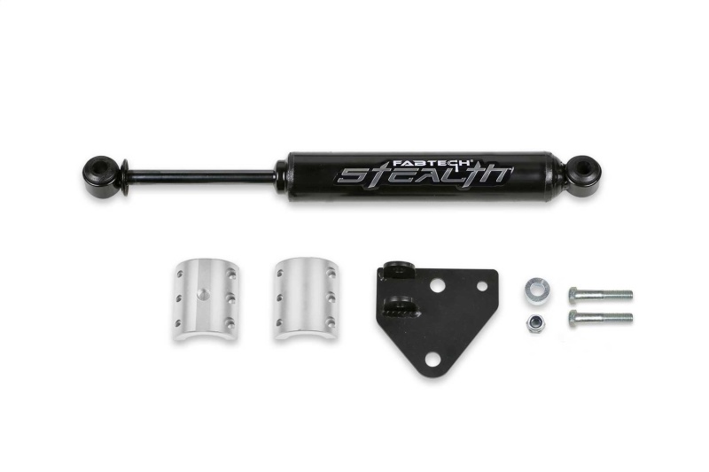 Fabtech 18-21 Jeep JL 4WD Stealth Steering Stabilizer Kit (High Clearance/Non-Stock Height) - FTS24281