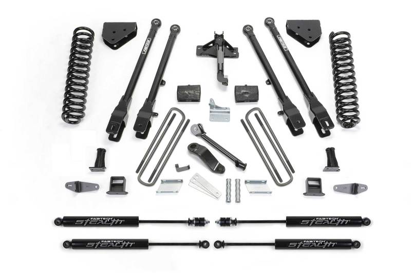 Fabtech 08-10 Ford F450/550 4WD 6in 4Link Sys w/Coils & Stealth - K2054M