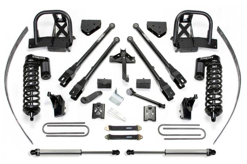 Fabtech 11-16 Ford F250 4WD w/Factory Overload 8in 4Link Sys w/Dlss 4.0 C/O& Rr Dlss - K2142DL