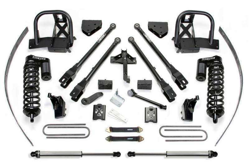 Fabtech 11-16 Ford F250 4WD w/o Factory Overload 8in 4Link Sys w/Dlss 4.0 C/O& Rr Dlss - K2141DL