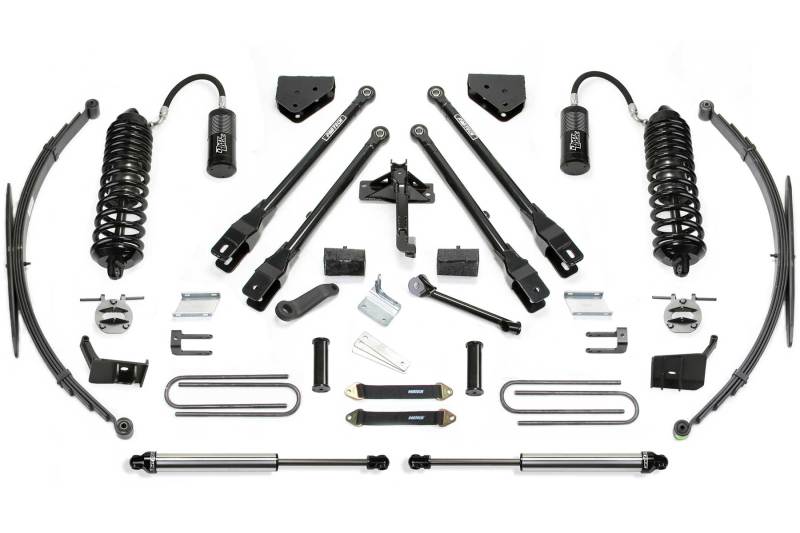 Fabtech 11-16 Ford F250/350 4WD 8in 4Link Sys w/4.0 R/R & 2.25 & Rr Lf Sprngs - K2278DL