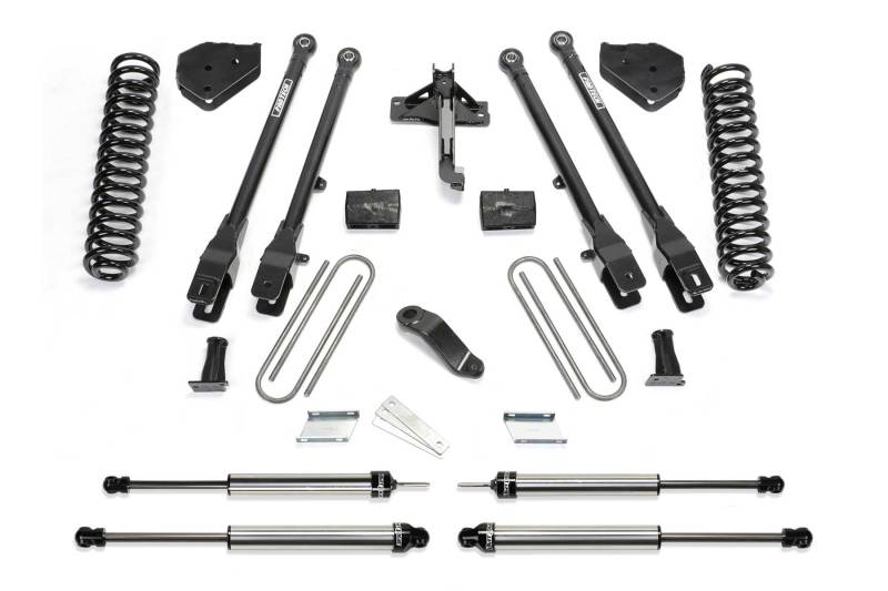 Fabtech 17 Ford F450/F550 4WD Diesel 6in 4Link Sys w/Coils & Dl Shks - K2284DL