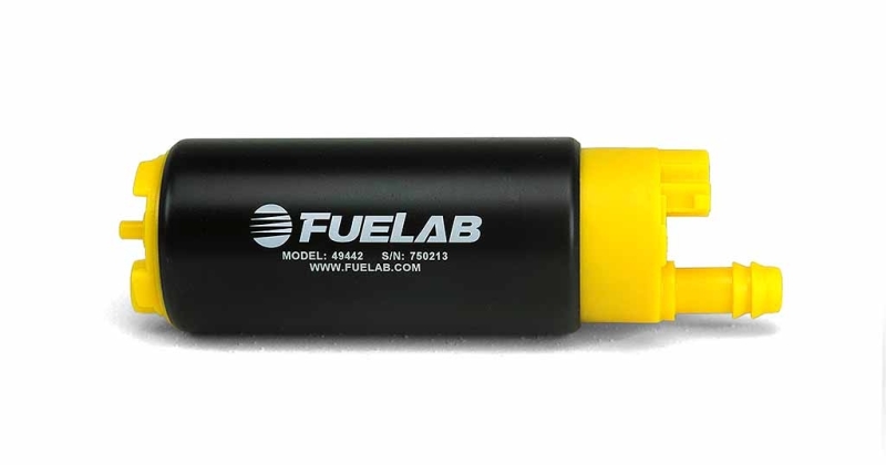 Fuelab 494 High Output In-Tank Electric Fuel Pump - 340 LPH In In-Line From Out - 49442