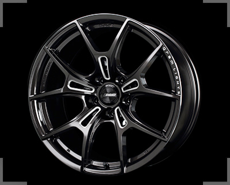 Gram Lights 57FXZ 20x9.5 +35 5-120 Super Dark Gunmetal & Machining Rim Edge DC Wheel - WGFZAX35WH8F