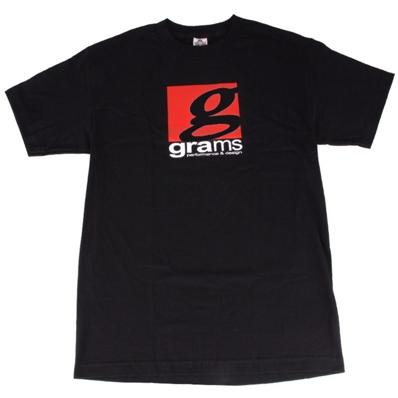 Grams Performance and Design Logo Black T-Shirt - M - G35-99-6010