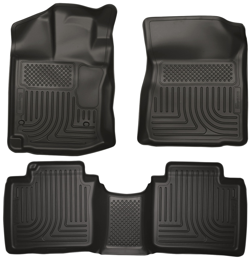 Husky Liners 12-13 Toyota Venza WeatherBeater Black Front & 2nd Seat Floor Liners - 99541