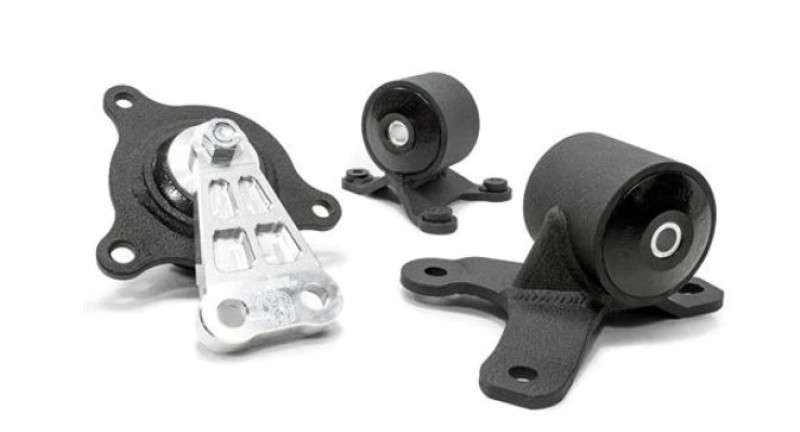 Innovative 02-05 Civic K-Series Black Steel Mounts 95A Bushings (Not K24 Trans) - 90650-95A