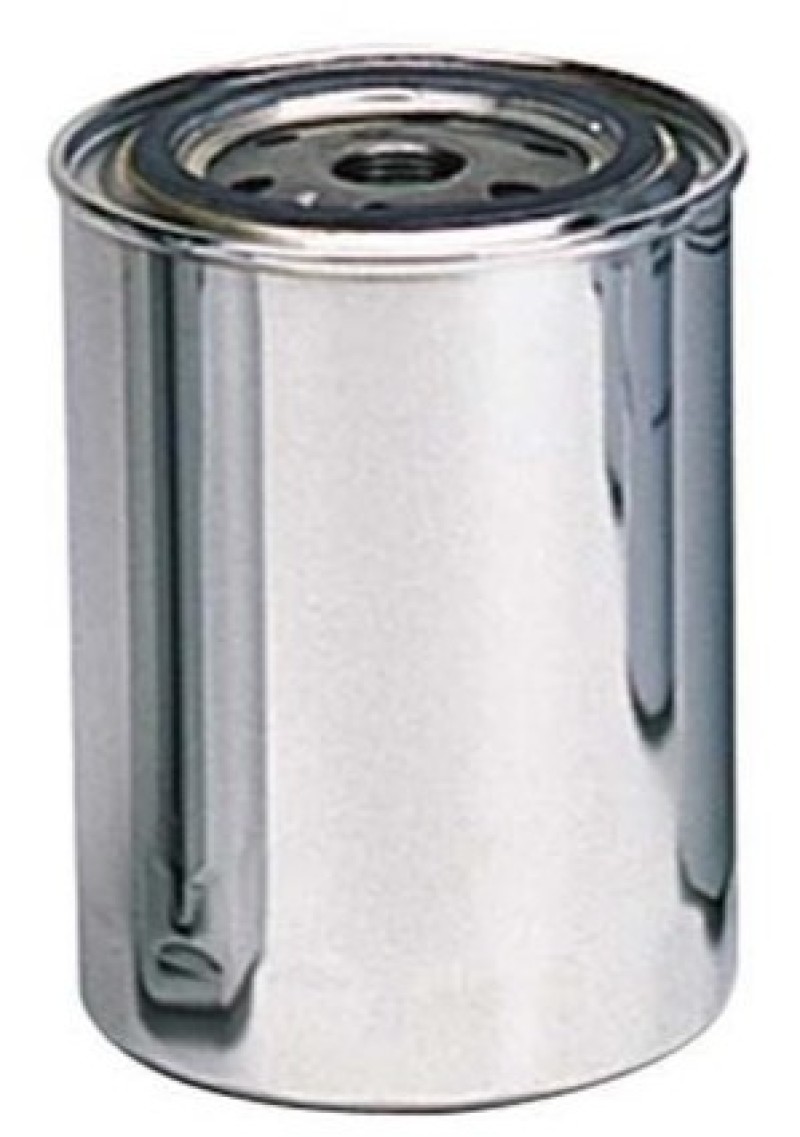 Moroso Ford/Mopar/Import 3/4in Thread 5-1/4in Tall Oil Filter - Chrome - 22400