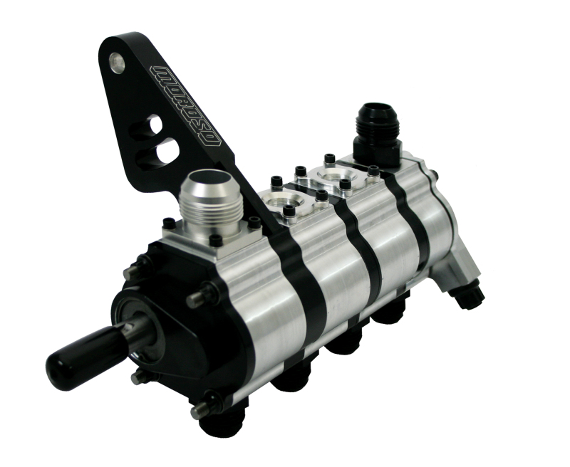 Moroso T3 Series Dragster 4 Stage Dry Sump Oil Pump - Tri-Lobe - Left Side - 1.200 Pressure - 22444