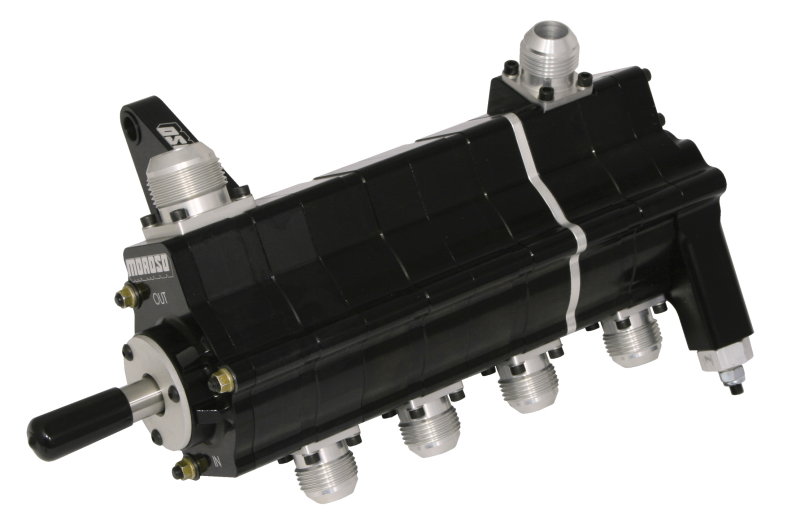 Moroso Black Series Dragster 4 Stage Dry Sump Oil Pump - Left Side - .875 Pressure - 22524
