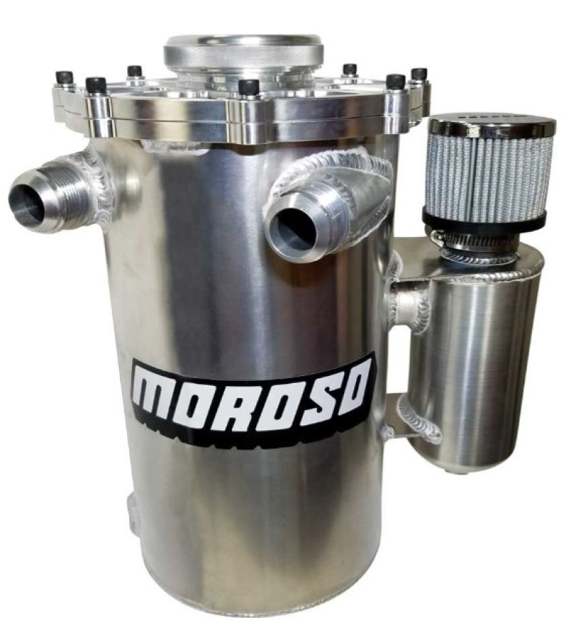 Moroso Dry Sump Oil Tank - Pro Mod - 13in Tall - 2 Piece - 7in Diameter -16An Fitting - 22617