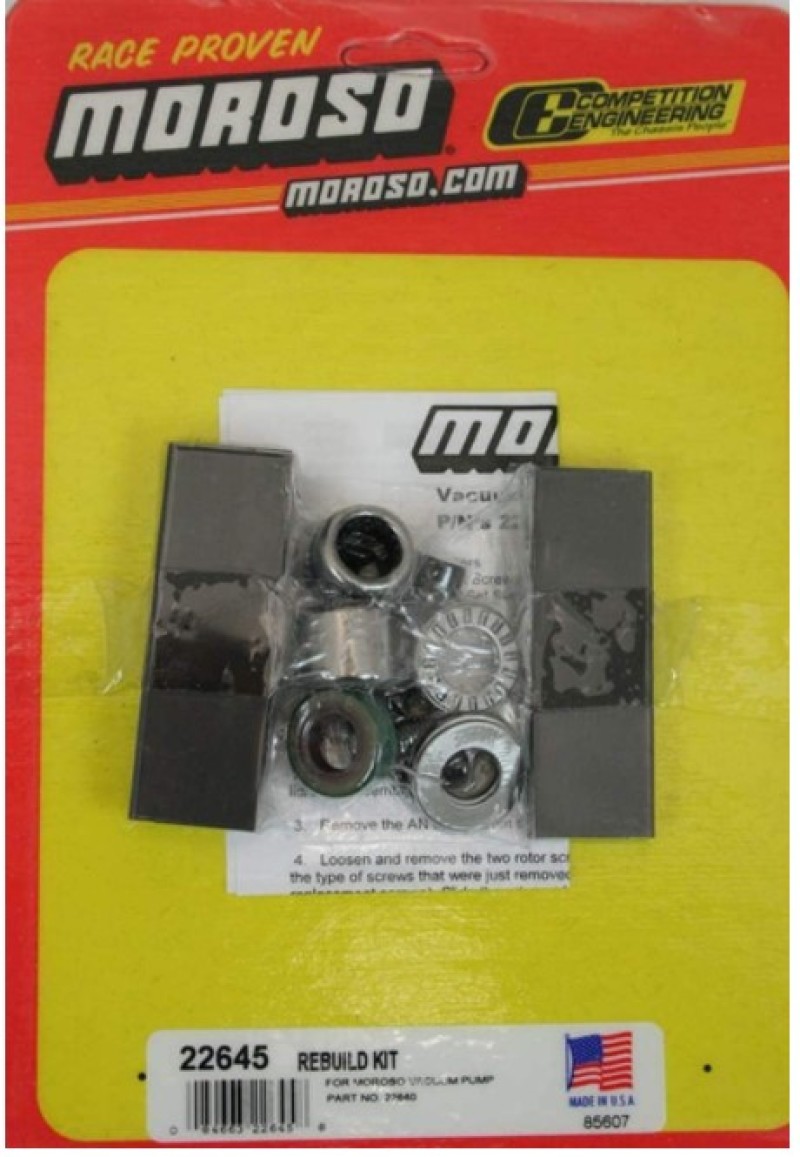 Moroso Vacuum Pump Rebuild Kit - 3 Vane - 22645