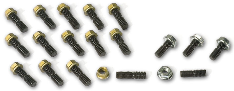 Moroso Chevrolet Small Block Oil Pan Stud Kit - Steel - Set of 18 - 38350